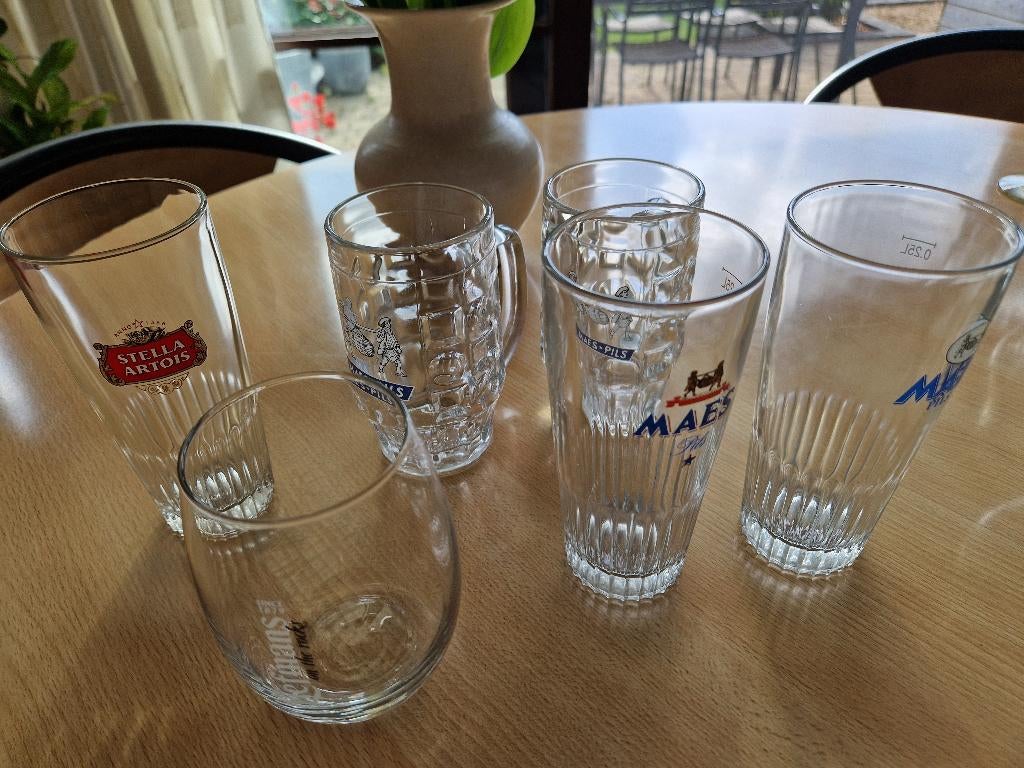 6 bierglazen, Verzamelen, Ophalen