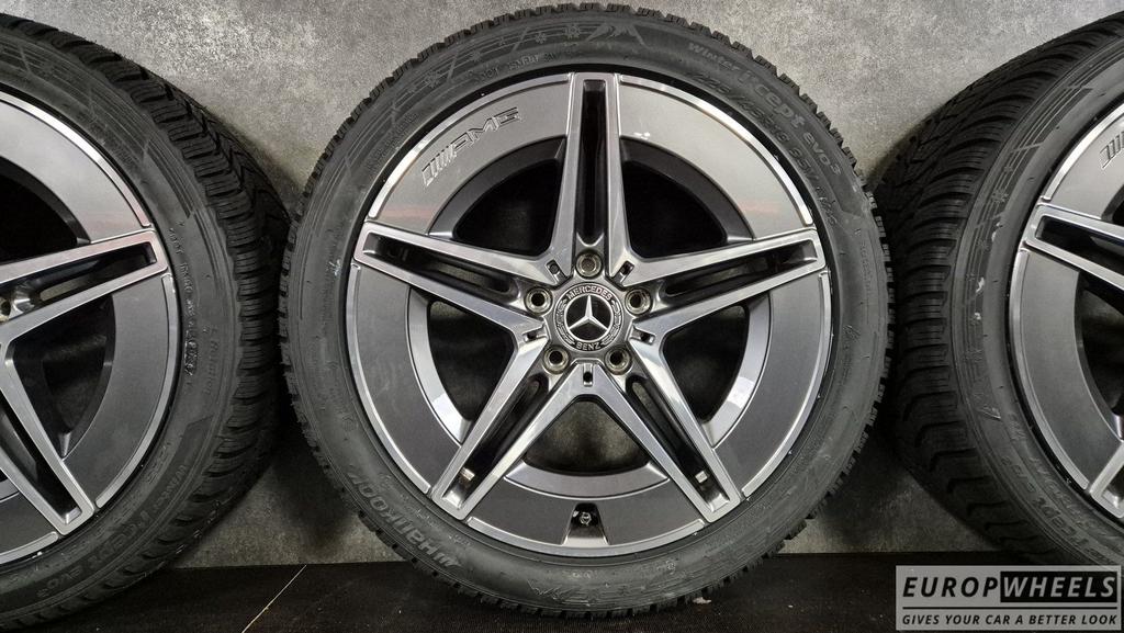 18 inch Mercedes C klasse W206 S206 Winterbanden 300E 400E, Auto-onderdelen, Banden en Velgen, 18 inch, Gebruikt, -, -