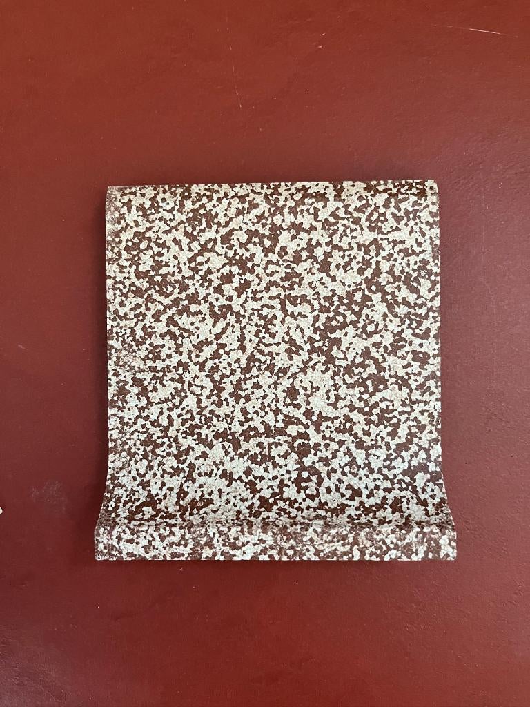 Holplint Winckelmans 10x11cm rouge porphyre rouge moucheté, Enlèvement