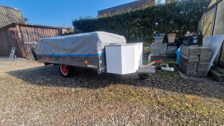 Plooicaravan vouwwagen Jamet Louisiana "Modest", Caravans en Kamperen, Vouwwagens, Jamet, tot en met 4, Meerkleurig, Aanwezig