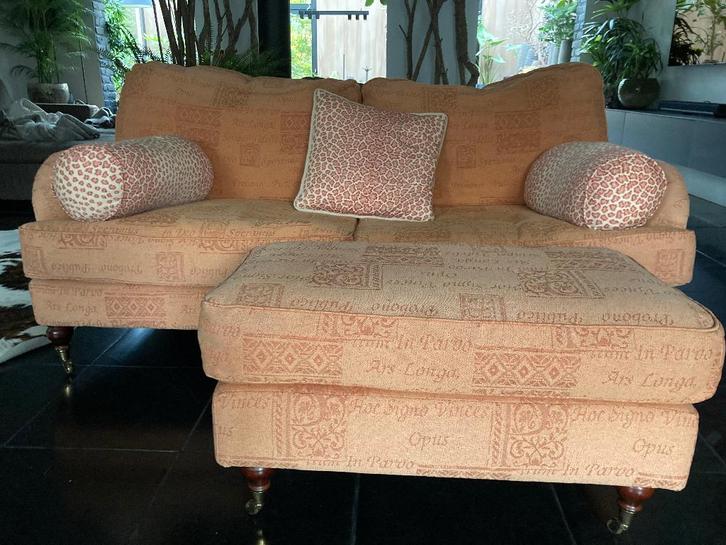 zetel 2/3persoons, Maison & Meubles, Canapés | Salons, Utilisé, Banc droit, Deux personnes, 150 à 200 cm, 75 à 100 cm, Tissus