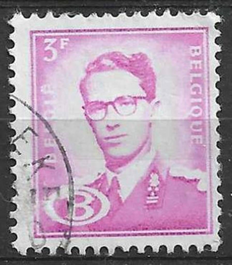 Belgie 1954/1970 - Yvert 61SE - Koning Boudewijn 3 F. (ST), Postzegels en Munten, Postzegels | Europa | België, Gestempeld, Staatshoofden