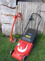 Electrische grasmaaier + kantenmaaier, Tuin en Terras, Grasmaaiers, Ophalen, Cirkelmaaier, Gebruikt, Elektrische grasmaaier