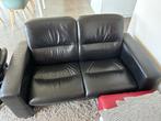 Stressless Wave zitbank, Huis en Inrichting, Fauteuils, Ophalen, Gebruikt, Leer, 75 tot 100 cm