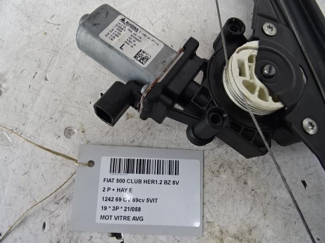 MOTEUR LEVE VITRE ELECTRIQUE AVANT GAUCHE Fiat 500 (312), Utilisé, Gauche, Fiat