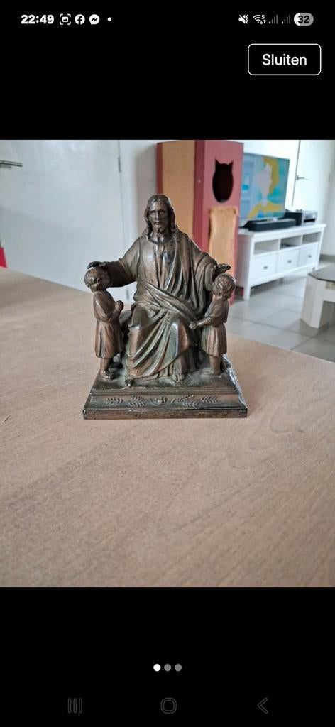 Te Koop: Bronzen beeld van d.s.r, Antiek en Kunst, Antiek | Brons en Koper, Ophalen