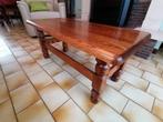 Lichtbruine houten salontafel, Ophalen, Minder dan 50 cm, 50 tot 100 cm, Zo goed als nieuw