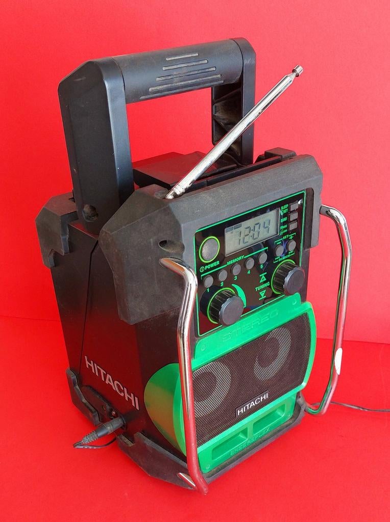 Hitachi bouwradio, Ophalen of Verzenden, Gebruikt, Bouwradio
