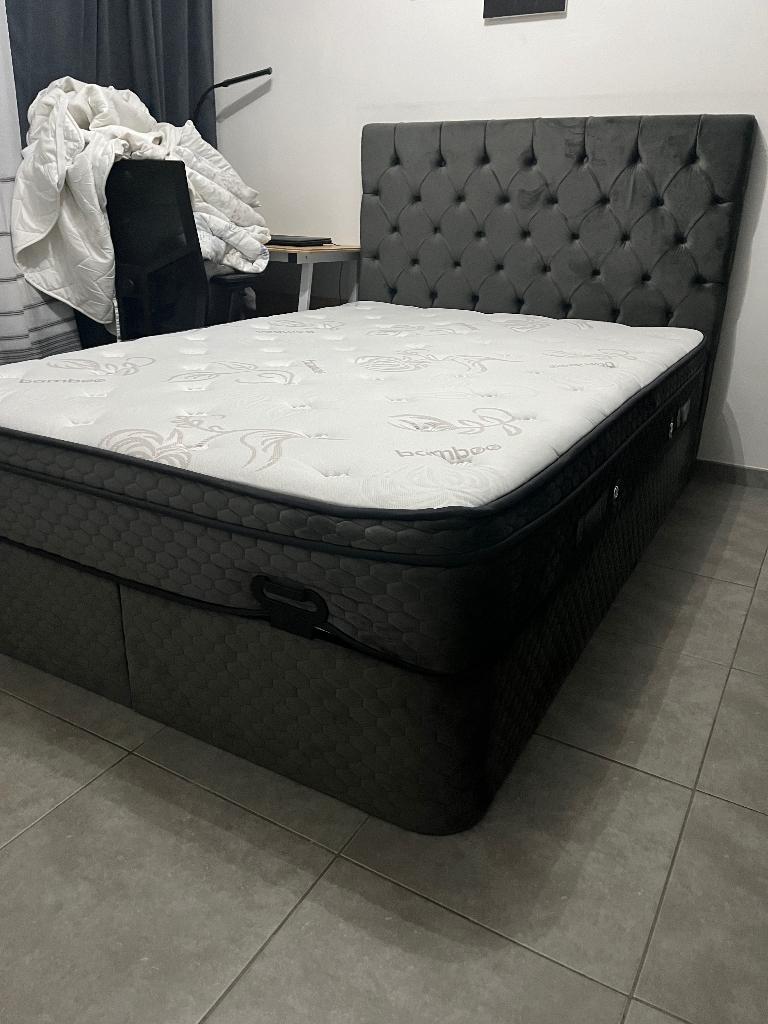 Lit 140  200, Ophalen, Gebruikt, Tweepersoons, 140 cm