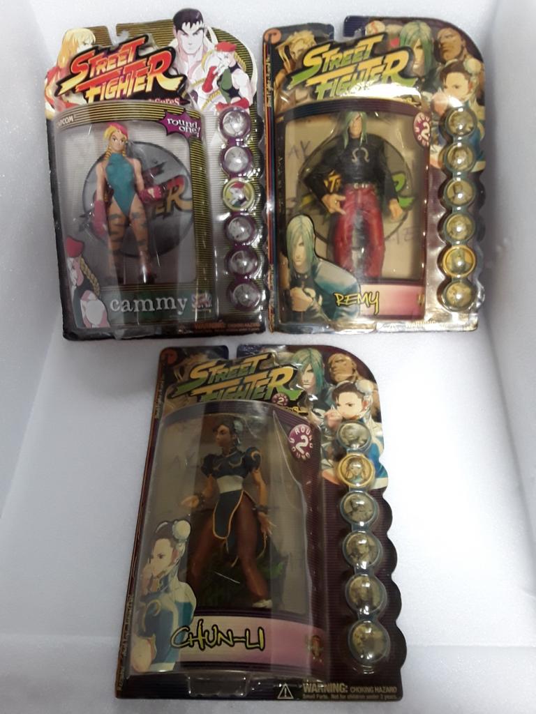 Street fighter resaurus action figures remy , cammy  chun li, Collections, Enlèvement ou Envoi