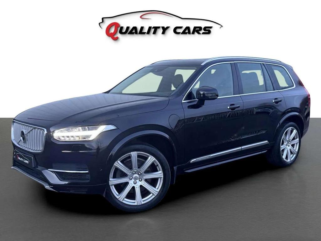 Volvo XC90 T8 | Plug-In Hybrid | 400 PK | 7 PL | Full option, Auto's, Volvo, Zwart, 4 cilinders, Bedrijf, 399 pk