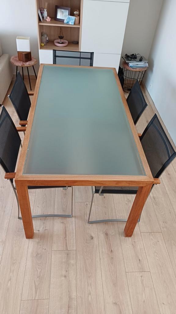 Eettafel met stoelen, Huis en Inrichting, Complete eetkamers, Ophalen