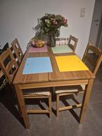 Keukentafel, tafel met 4 stoelen, eettafel, Huis en Inrichting, Ophalen