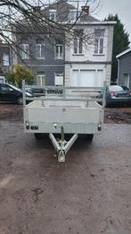 Remorque double essieux 750kg aluminium 2,60cm/1,50cm, Autos : Divers, Remorques, Enlèvement ou Envoi, Comme neuf