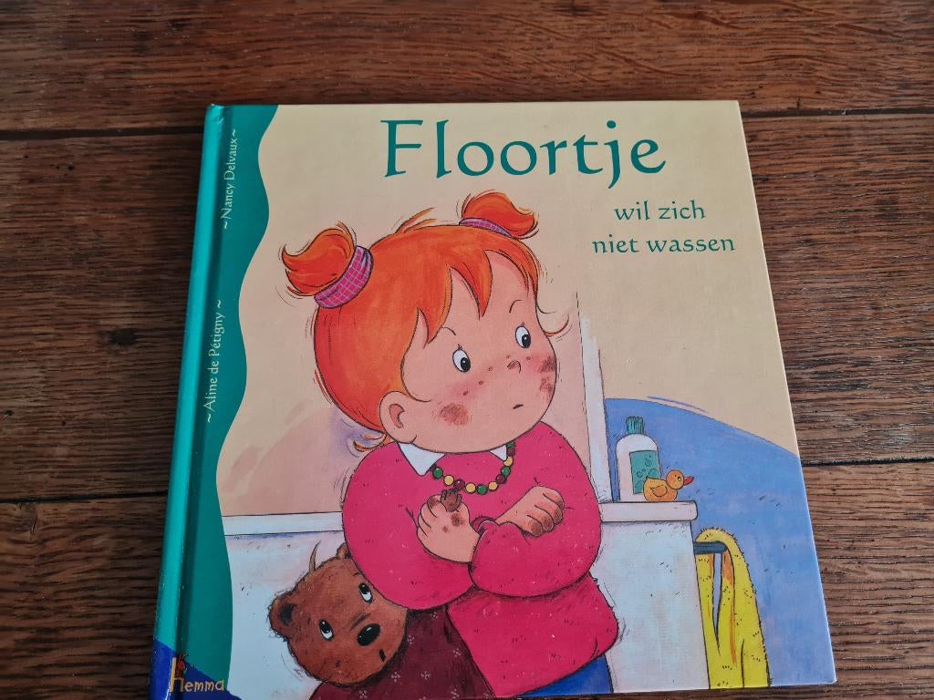 Boek - Floortje wil zich niet wassen, Enlèvement ou Envoi, Livre de lecture