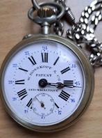 W. ROSSKOPF & CIE patent zakhorloge, werkt nog, Zakhorloge, Staal, Met ketting, Ophalen
