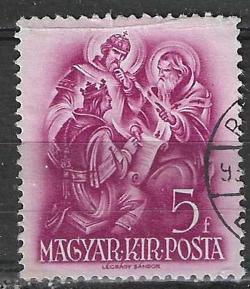 Hongarije 1938 - Yvert 493 - Stefanus I - 5 fi. (ST) beschikbaar voor biedingen