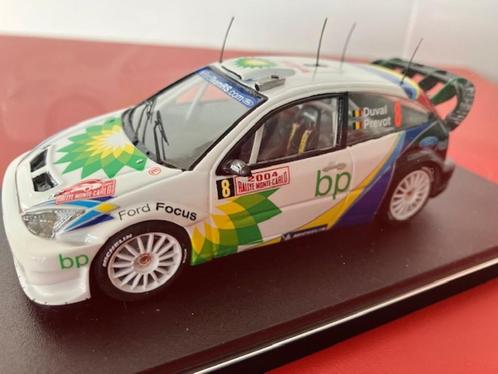 Ford Focus RS WRC F. Duval - S. Prevot Monte Carlo 2004 1/43, Hobby en Vrije tijd, Modelauto's | 1:43, Zo goed als nieuw, Auto