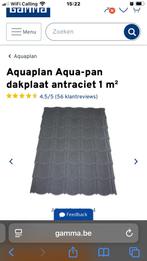 Aquaplan antraciet 1 m2, Doe-het-zelf en Bouw, Dakpannen en Dakbedekking, Ophalen, Gebruikt, Dakpannen