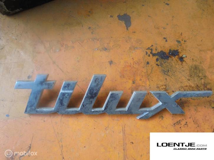 Embleem achter BMW neue klasse tilux, Auto-onderdelen, Klein materiaal, BMW, Gebruikt, Ophalen of Verzenden