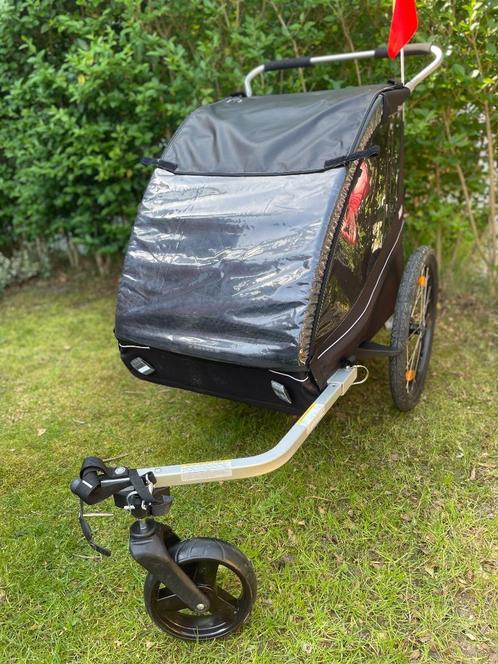 Fietskar Thule Coaster, Fietsen en Brommers, Fietsaccessoires | Aanhangwagens en Karren, Zo goed als nieuw, Kinderkar, 20 tot 40 kg