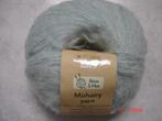 mintkleurige mohair breiwol 150gr. (extra dikke bol), Hobby & Loisirs créatifs, Tricot & Crochet, Tricot, Enlèvement ou Envoi