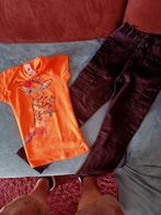 Leuk broek met met leuk t-shirt maat m122, Enfants & Bébés, Vêtements enfant | Taille 122, Comme neuf, Enlèvement ou Envoi