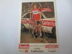 wielerkaart 1975 team flandria herman  van springel   signe, Comme neuf, Envoi