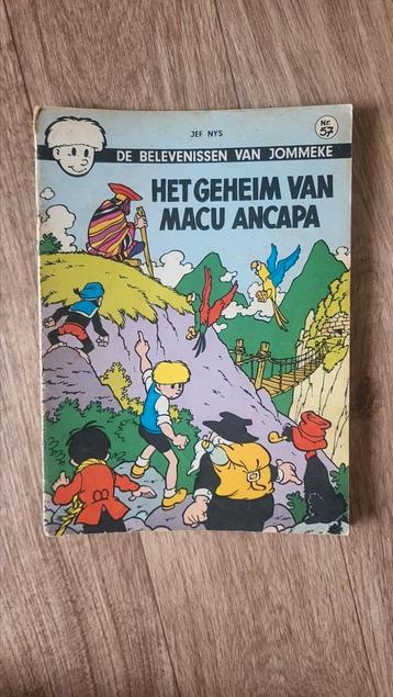 Jommeke – Het geheim van Macu Ancapa beschikbaar voor biedingen