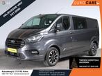 Ford Transit Custom 320 2.0 TDCI L2H1 170PK Sport Dubbele Ca, Auto's, Euro 6, 4 cilinders, Leder en Stof, Bedrijf