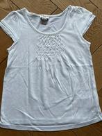 T-Shirt Cyrillus wit 8 jaar, Meisje, Ophalen of Verzenden, Cyrillus, Zo goed als nieuw