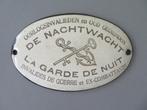 emaille plaatje de Nachtwacht Oudstrijders WO1, Verzamelen, Militaria | Algemeen, Verzenden, Overige soorten, Embleem of Badge