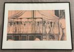Paul Delvaux - Originele Lithografie - 1976, Antiek en Kunst, Ophalen of Verzenden