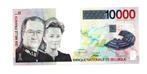 10.000 FR   ALBERT   BELGIE      MOOI!!!!     € 265, Postzegels en Munten, Los biljet, Ophalen of Verzenden