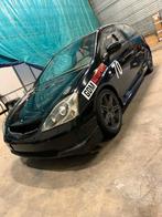 honda civip EP3 circuitauto zonder motorswap + onderdelen, Auto's, Voorwielaandrijving, Zwart, 4 cilinders, Overige bekleding