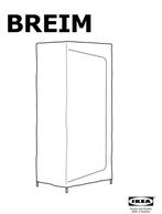 Garde-Robe IKEA BREIM blanc, Utilisé
