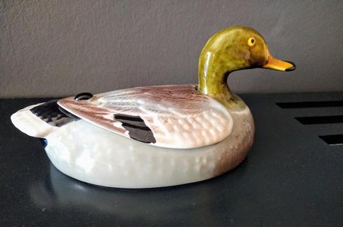 Eend, keramiek, vintage 16 cm, Antiek en Kunst, Antiek | Glaswerk en Kristal, Ophalen of Verzenden