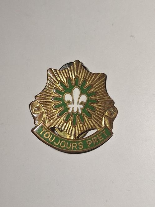 WWII US Army 2nd Armored Cavalry unit crest / DI, Verzamelen, Militaria | Tweede Wereldoorlog, Embleem of Badge, Verzenden