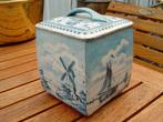 Oude blikken bewaar pot met deksel., Enlèvement ou Envoi