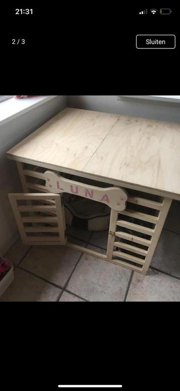 Prachtige handgemaakte bench, Enlèvement, Comme neuf
