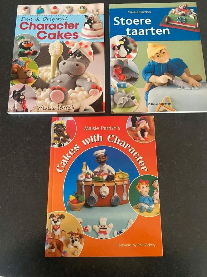 Bakboeken - 3 boeken van Maisie Parrish, Boeken, Kookboeken, Gelezen, Taart, Gebak en Desserts, Ophalen of Verzenden