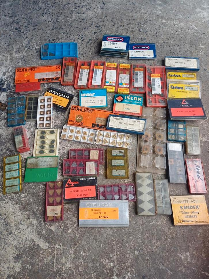 Outils (plaquettes) pour le tournage, Bricolage & Construction, Tours, Neuf, Tour à métaux, Enlèvement