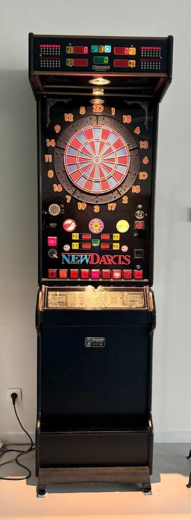 Darts elektronisch met toebehoren (café, vintage, oldschool), Sports & Fitness, Fléchettes, Utilisé, Cible de fléchettes avec fléchettes