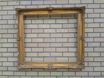  Antieke Gouden Lijst – Barokstijl – 95 x 105 cm  beschikbaar voor biedingen