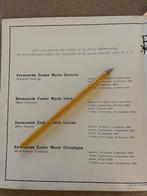 ROUWKAART 4 VERMOORDE Nonnen Congo 1964 Verheye/Coopman/Dupo, Verzamelen, Ophalen of Verzenden, Rouwkaart