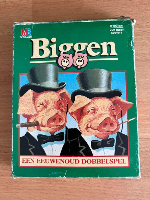 Biggen, Hobby en Vrije tijd, Gezelschapsspellen | Overige, Gebruikt, Een of twee spelers, Drie of vier spelers, Vijf spelers of meer