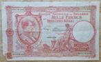 1.000 Francs 1944 (rood) Nat. Reeks / Zeer zeldzaam !, Ophalen of Verzenden, Los biljet