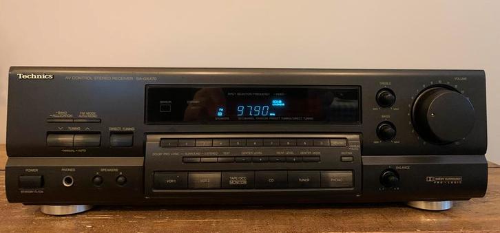 Receiver (versterker) TECHNICS SA-GX470, Audio, Tv en Foto, Versterkers en Ontvangers, Zo goed als nieuw, Stereo, Ophalen