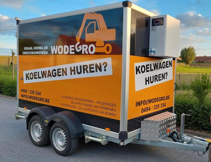 Frigowagen te huur, Hobby en Vrije tijd, Feestartikelen | Verhuur, Zo goed als nieuw, Ophalen