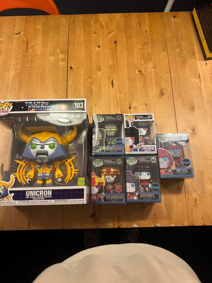 La collection Transformers Funko Pop, Collections, Jouets miniatures, Comme neuf, Enlèvement ou Envoi